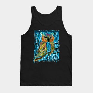 Abstract Owl Tank Top